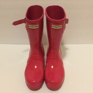 Pink Short Hunter Boots